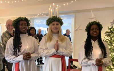 Besök av Karlebynejdens lucia